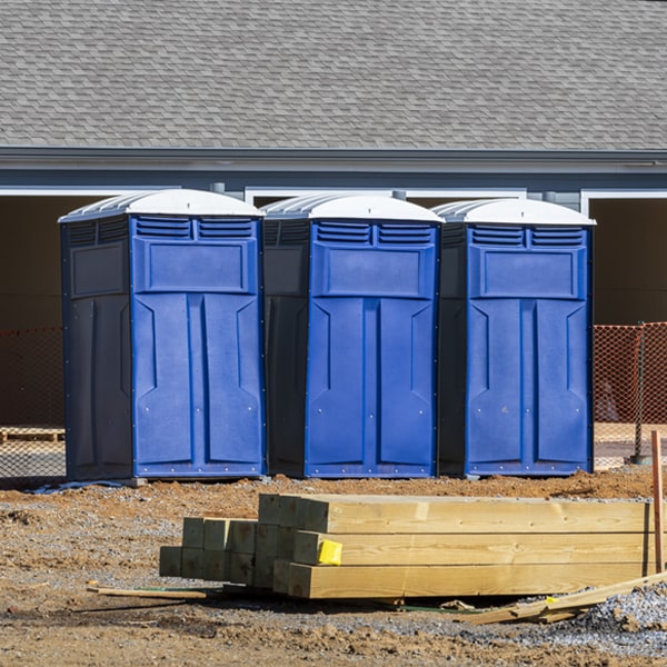 how do you ensure the portable restrooms are secure and safe from vandalism during an event in Mount Sinai